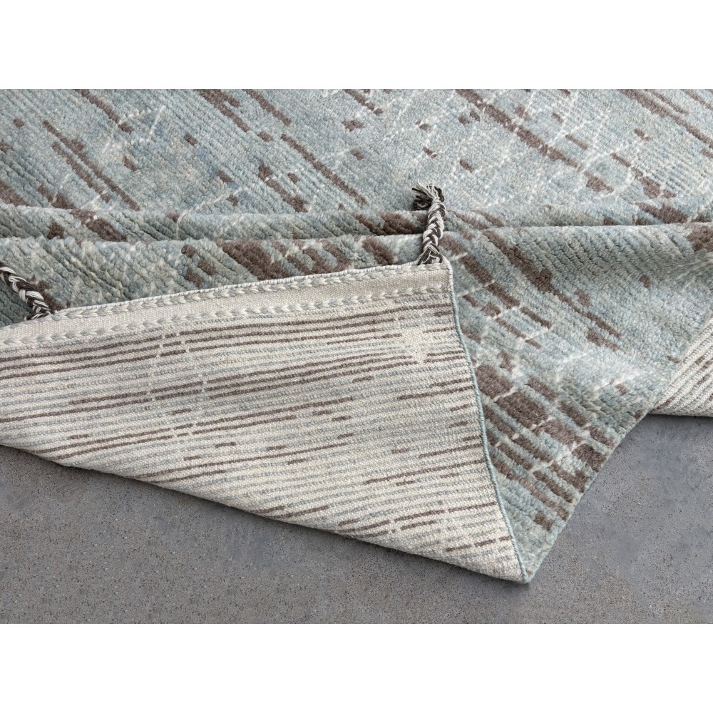 Modern Moroccan Berber Rug. 100% Wool. Custom Options Available