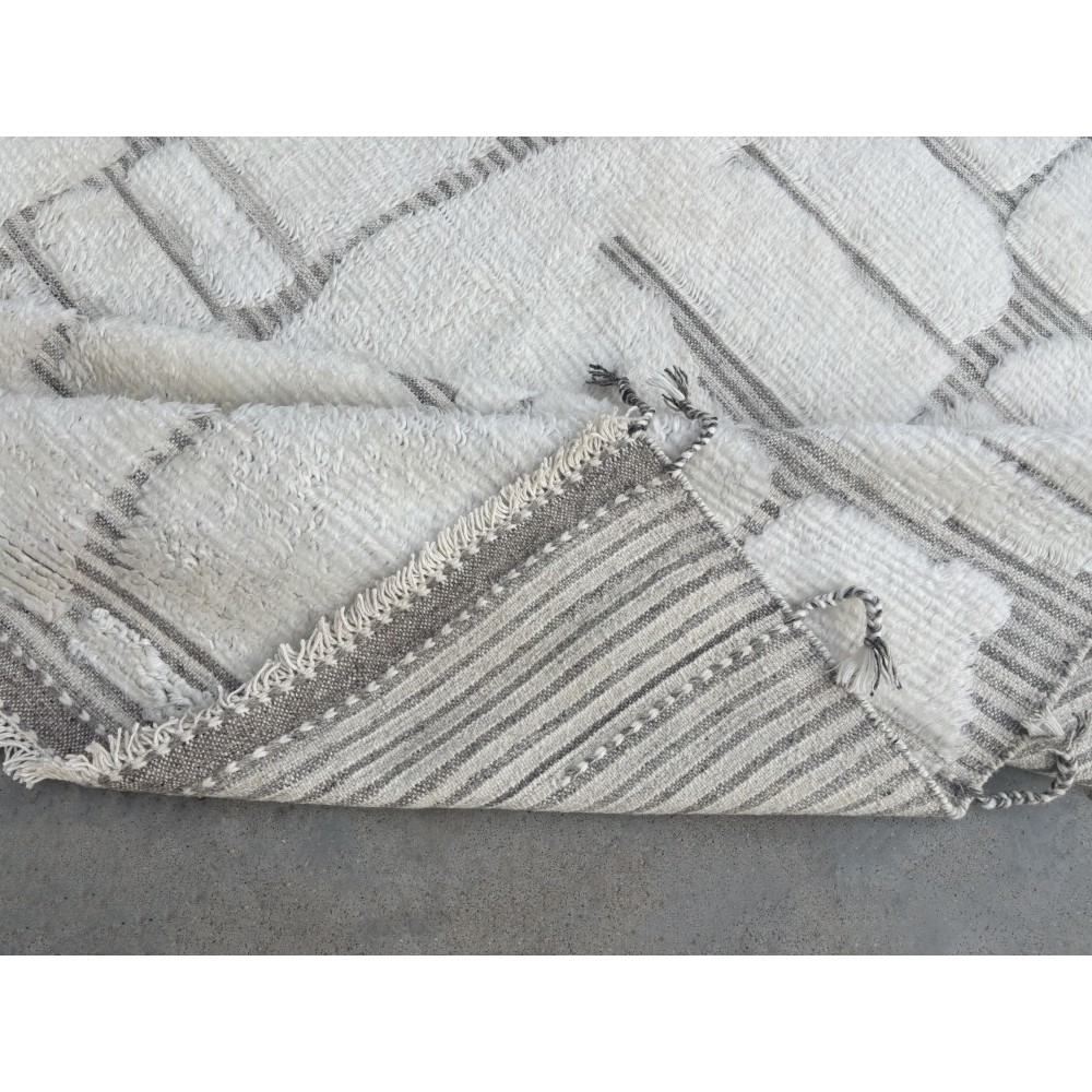 Contemporary Moroccan Rug. 100% Wool. Custom Options Available