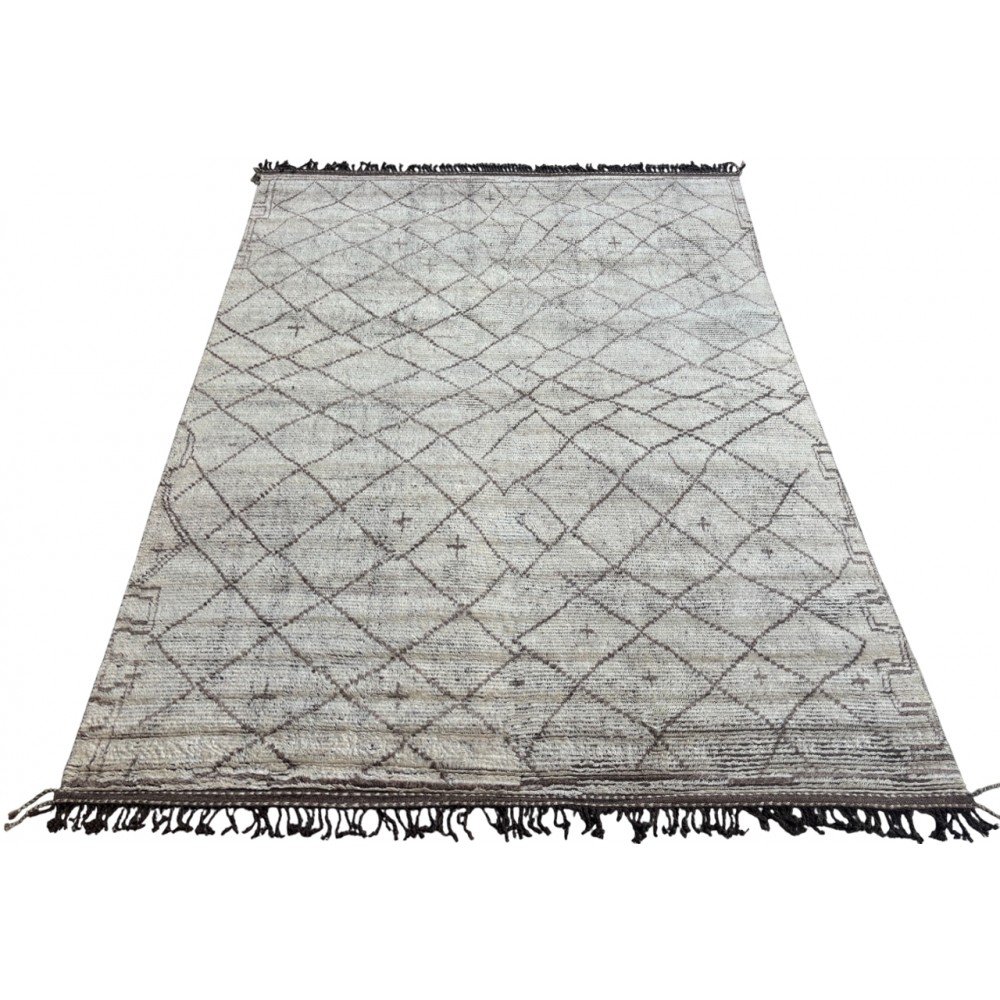 Contemporary Moroccan Berber Rug. 100% Wool. Custom Options Available