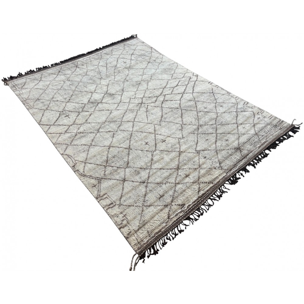 Contemporary Moroccan Berber Rug. 100% Wool. Custom Options Available
