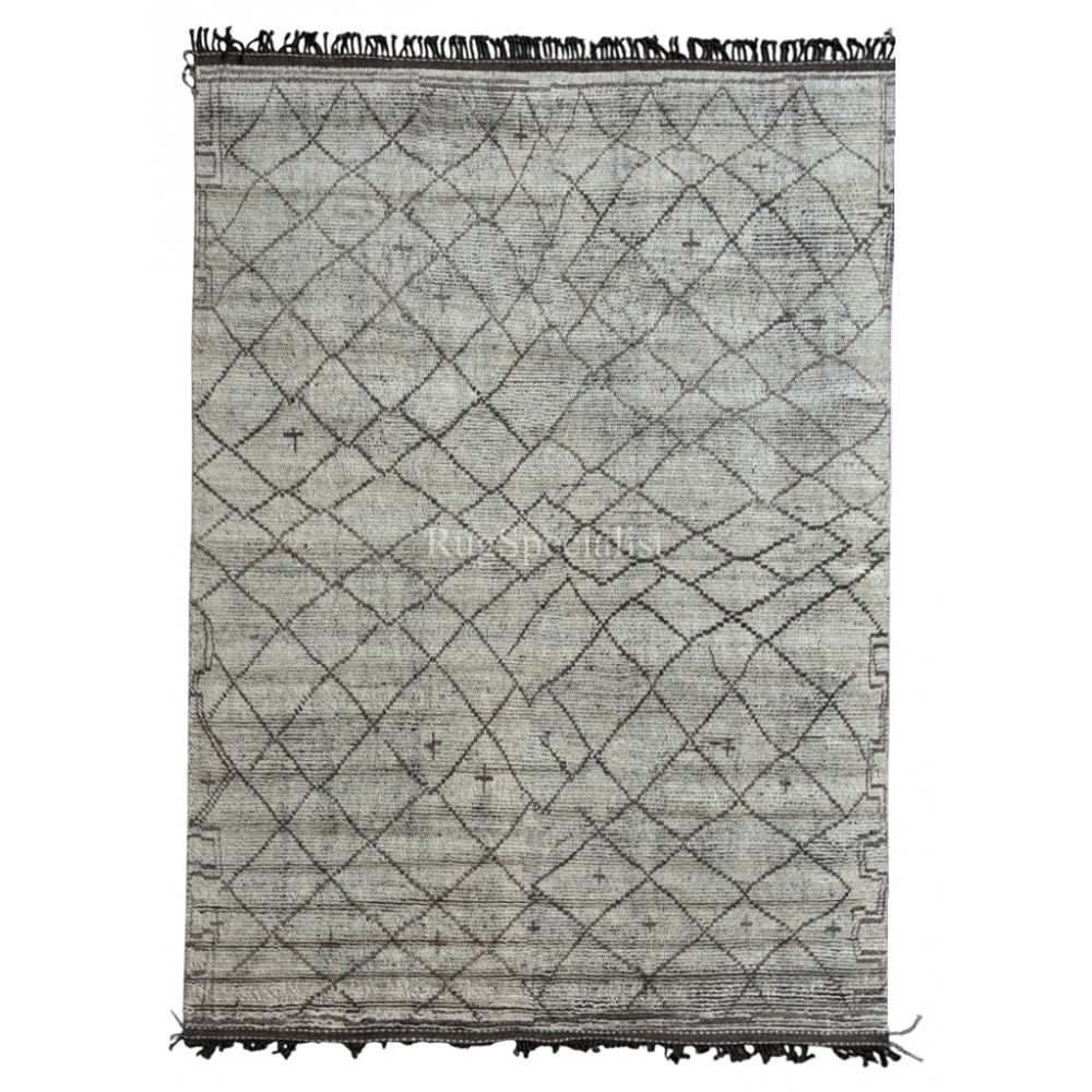 Contemporary Moroccan Berber Rug. 100% Wool. Custom Options Available