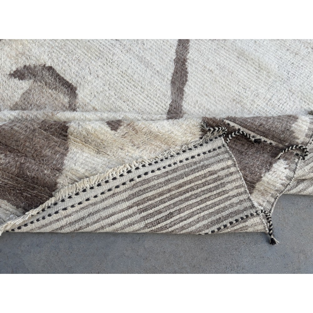 Hand Knotted Moroccan Design Rug. 100% Wool. Custom Options Available
