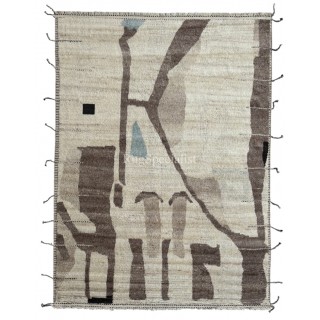 Hand Knotted Moroccan Design Rug. 100% Wool. Custom Options Available