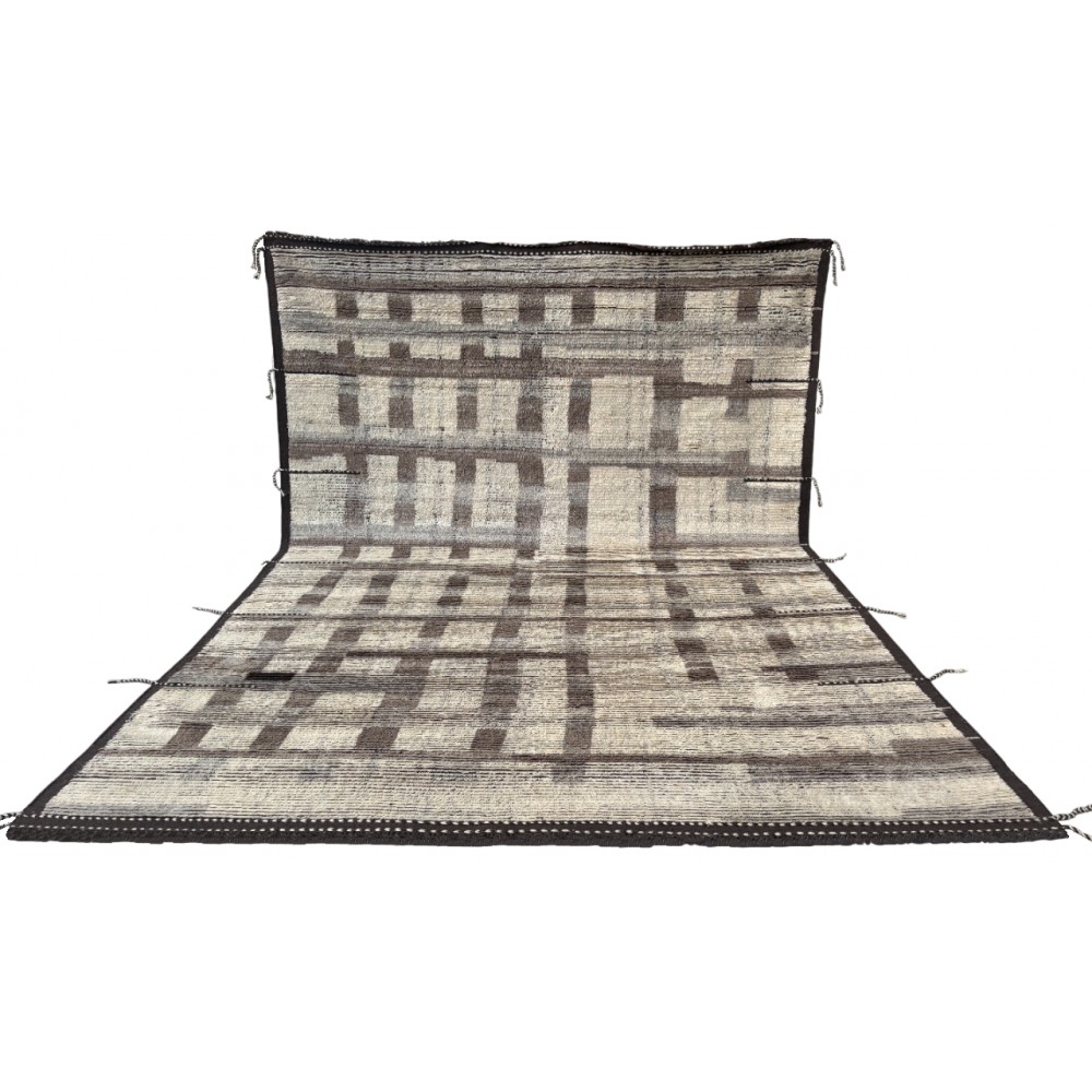 Beni Ourain Design Rug. Moroccan Design Carpet. 100% Wool. Custom Options Available