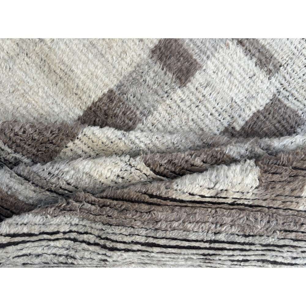 Beni Ourain Design Rug. Moroccan Design Carpet. 100% Wool. Custom Options Available