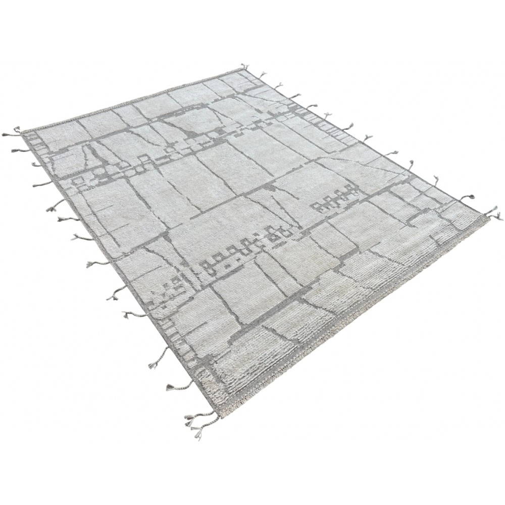 Modern Handmade Moroccan Design Rug. 100% Wool. Custom Options Available