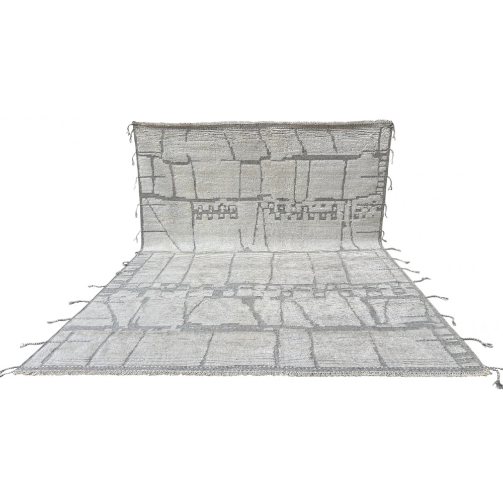 Modern Handmade Moroccan Design Rug. 100% Wool. Custom Options Available