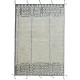 Modern Moroccan Design Berber Rug. 100% Wool. Beni Ourain Carpet