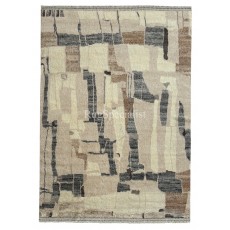 Modern Moroccan Berber style Handmade Rug. 100% Natural Wool. Custom Options Available