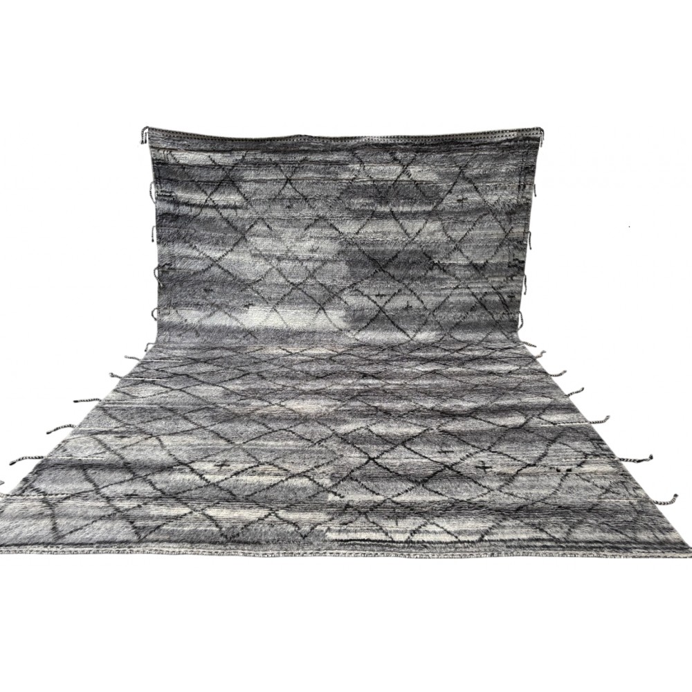 Modern Moroccan style Handmade Rug. 100% Natural Wool. Custom Options Available