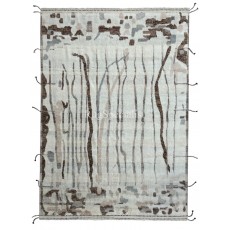 Contemporary Moroccan style Handmade Rug. 100% Natural Wool. Custom Options Available