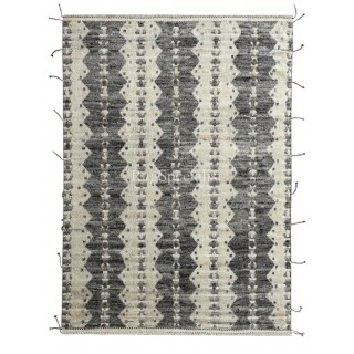 Modern Moroccan style Handmade Rug. 100% Natural Wool. Custom Options Available