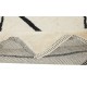 New Handmade "Tulu" Rug, 100% Natural Un-Dyed Wool, Beige & Black Colors