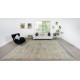 One of a kind Vintage Beige Large Area Rug, Sun Faded Handmade Turkish Carpet