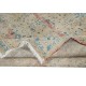 One of a kind Vintage Beige Large Area Rug, Sun Faded Handmade Turkish Carpet