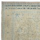 One of a kind Vintage Beige Large Area Rug, Sun Faded Handmade Turkish Carpet