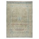 One of a kind Vintage Beige Large Area Rug, Sun Faded Handmade Turkish Carpet