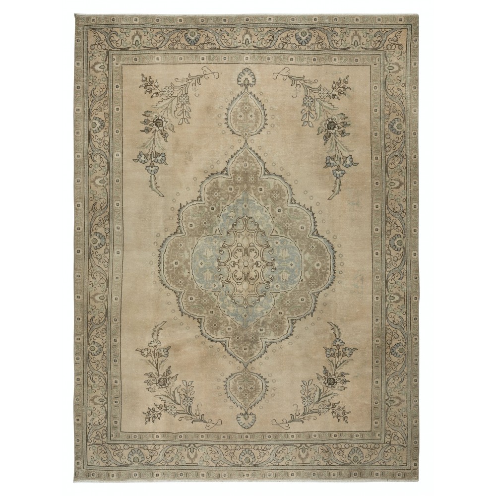 One of a kind Vintage Turkish Large Rug. Handmade Large Carpet for Rustic, Country & Farmhouse Decor