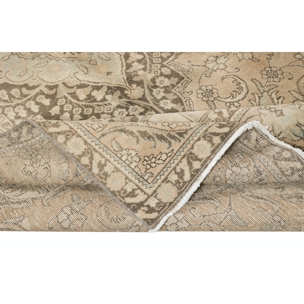 One of a kind Vintage Turkish Oversize Rug. Handmade Large Carpet for Rustic, Country & Farmhouse Decor