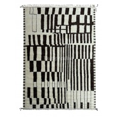 Hand Knotted Moroccan Design Rug, 100% Wool. Custom Options Available