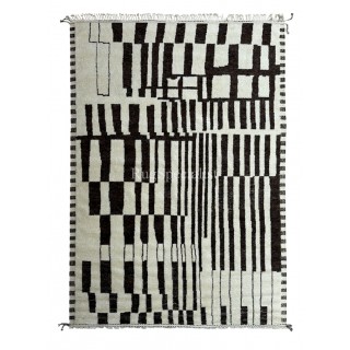 Hand Knotted Moroccan Design Rug, 100% Wool. Custom Options Available
