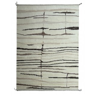 Beni Ourain Design Rug. Moroccan Design Carpet. 100% Wool. Custom Options Available