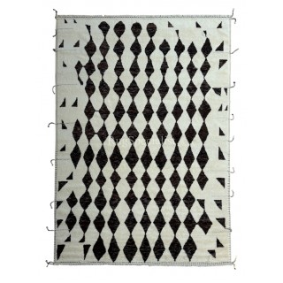 Modern Handmade Moroccan Design Rug. 100% Wool