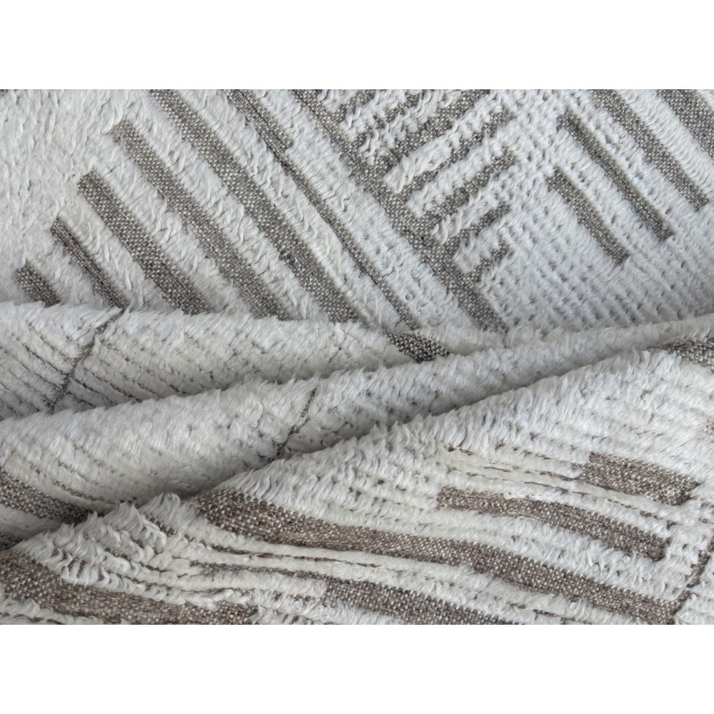 Modern Moroccan style Handmade Rug. 100% Natural Wool. Custom Options Available