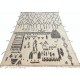 Modern Handmade Moroccan style Rug. 100% Natural Wool. Custom Options Available