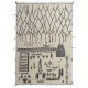 Modern Handmade Moroccan style Rug. 100% Natural Wool. Custom Options Available