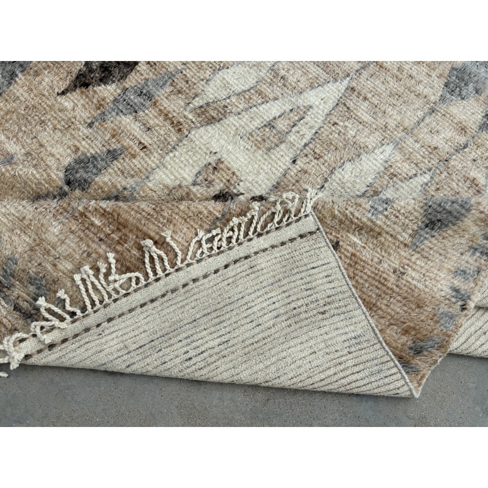 Modern Handmade Moroccan style Rug. 100% Natural Wool. Custom Options Available