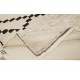 Contemporary Moroccan Berber Tulu Rug. 100% Natural Wool. Handknotted Beni Ourain Carpet
