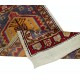 Vintage Scatter Rug, Turkish Accent Rug, Door Mat, Handmade Bat Mat, Kitchen Rug