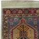 Vintage Scatter Rug, Turkish Accent Rug, Door Mat, Handmade Bat Mat, Kitchen Rug