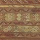 Hand-Woven Turkish Runner Kilim for Kitchen. 100% Wool. Vintage Flat-Weave Hallway Rug. Colorful Entryway Rug