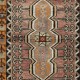 Vintage Scatter Rug. Turkish Accent Rug. Door Mat. Handmade Bat Mat