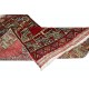 One-of-a-kind Vintage Handknotted Turkish Accent Rug in Dark Red, 100% Wool