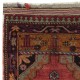 One of a kind 1960s Handmade Turkish Accent Rug Made of Wool
