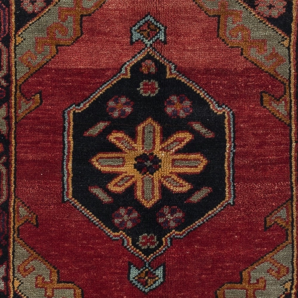 One of a kind 1960s Handmade Turkish Accent Rug Made of Wool
