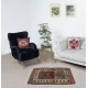 Unique Vintage Handmade Turkish Accent Rug Made of Wool