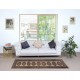 Fine Vintage Afghan Runner Rug, Wool pile on cotton foundation.