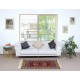 Traditional Vintage Handmade Turkish Accent Rug Made of Wool
