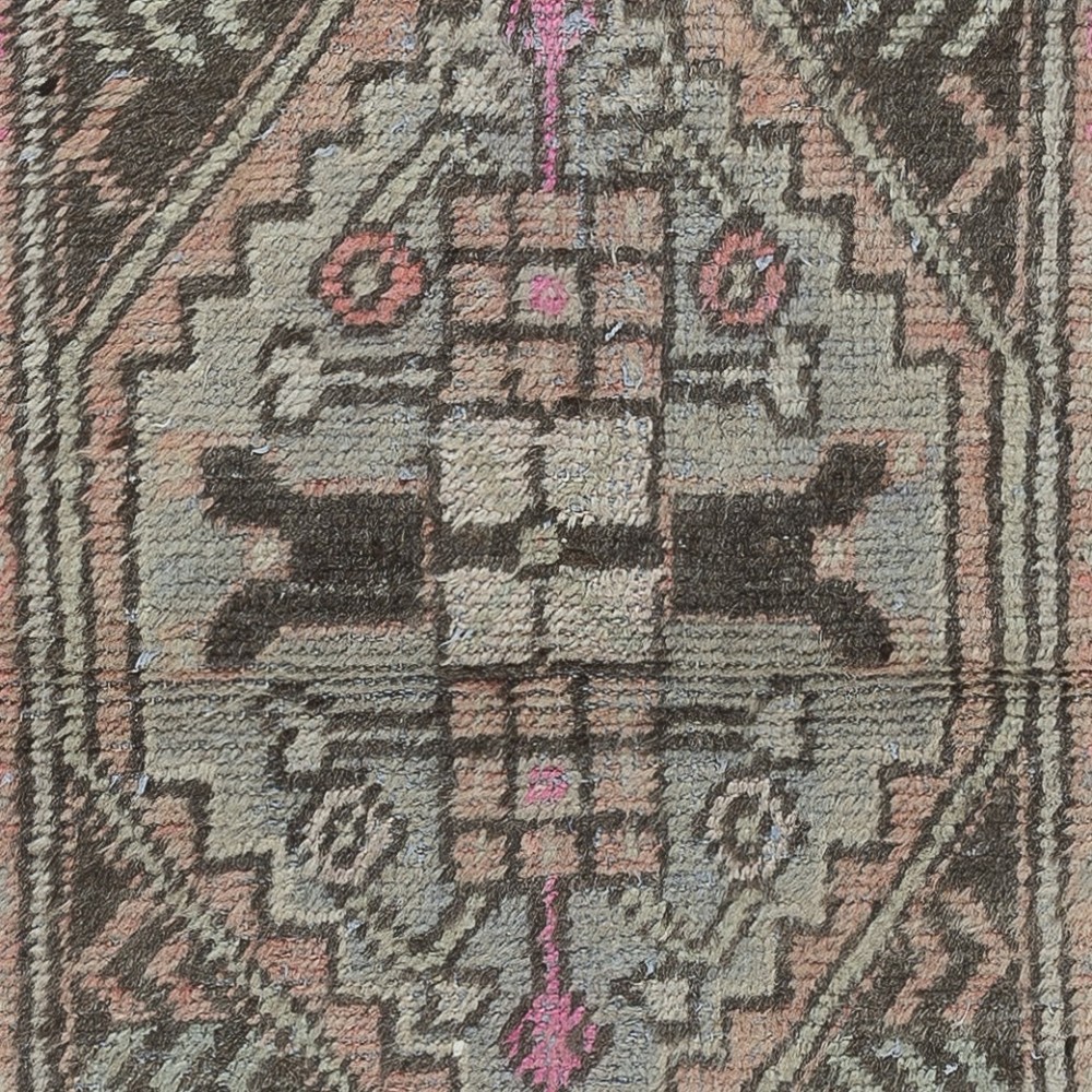 Vintage Handmade Scatter Rug, Turkish Accent Rug, Decorative Door Mat