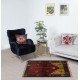 Handmade Turkish Prayer Rug. 100% Wool. Vintage Red Prayer Mat