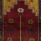 Handmade Turkish Prayer Rug. 100% Wool. Vintage Red Prayer Mat