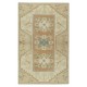 Vintage Handmade Milas (Melas) Accent Rug Made of 100% Wool