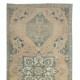 Vintage Runner Rug for Kitchen. Handmade Hallway Rug. Narrow Stair Rug. Corridor Rug. 100% Wool