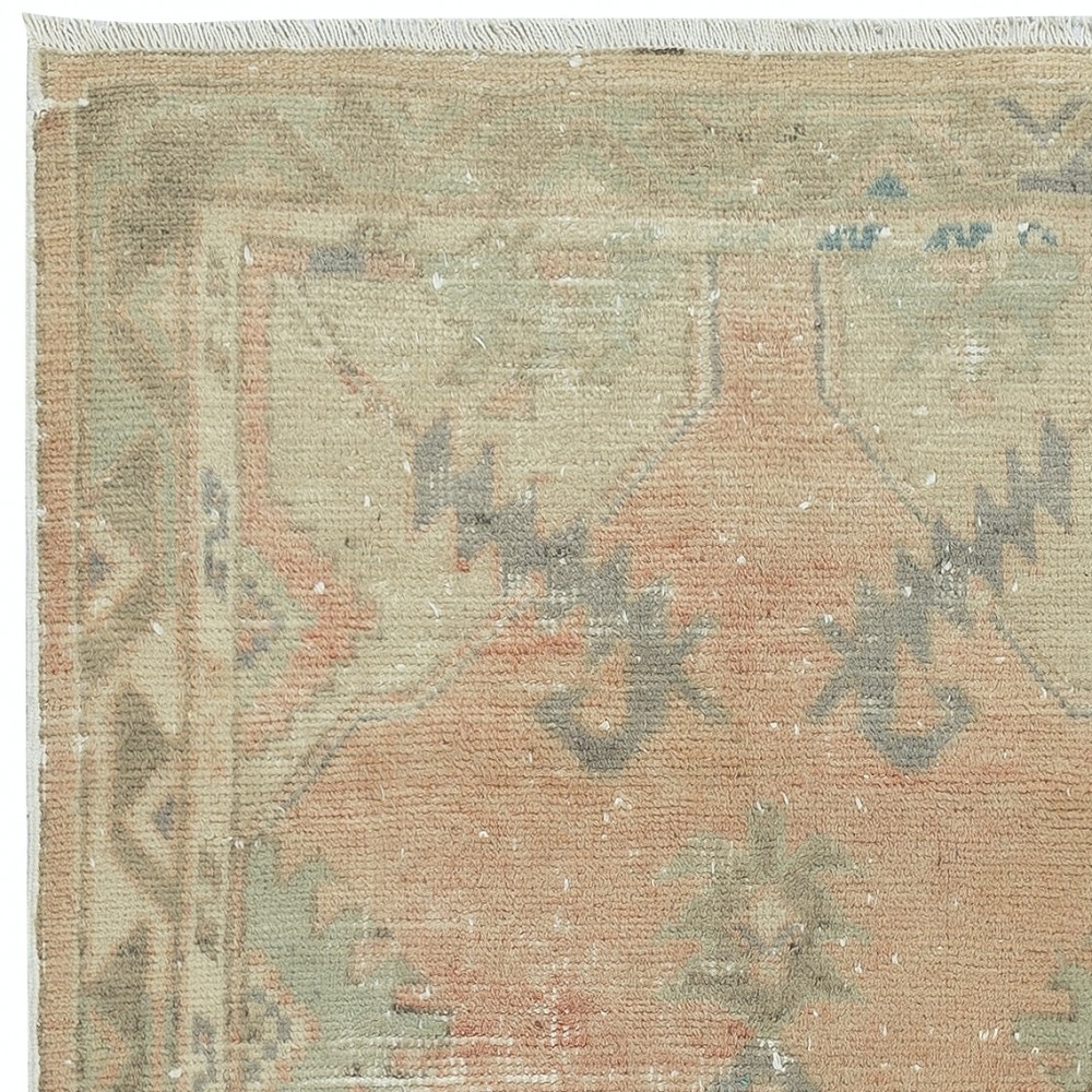 Vintage Turkish Accent Rug, Unique Door Mat, Handmade Kitchen Rug