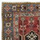 Vintage Handmade Turkish Konya Prayer Rug, 100% Wool