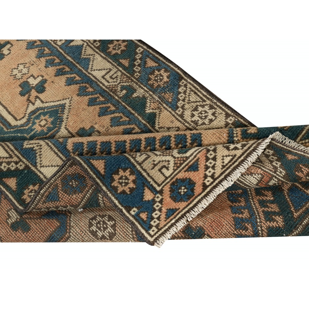 Vintage Corridor Rug. Hallway Runner. Kitchen Rug. Narrow Stair Rug. One of a kind Entryway Rug